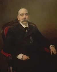 Portret van Emilio Castelar y Ripoll, Spaanse staatsman, redenaar en schrijver