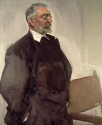 Portret van Miguel de Unamuno y Jugo (1864-1936) c.1920