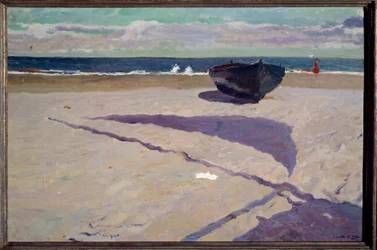 De schaduw van de boot