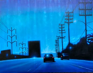 Ventura Highway ca 2020 (acryl op paneel)