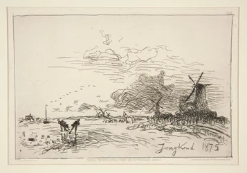 Kanaal van Holland, nabij Rotterdam (Winter)