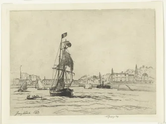 De haven van Honfleur
