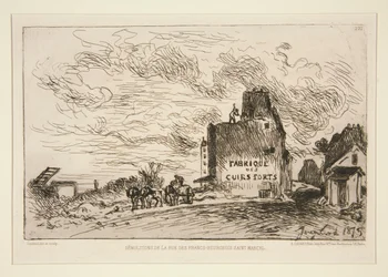 Sloop van de Rue des Francs-Bourgeois Saint-Marcel
