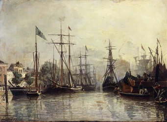 Haven van Rotterdam, 1857