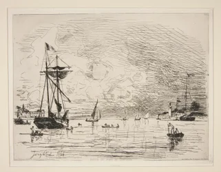 Sortie du Port de Honfleur (Uitgang van de haven van Honfleur)