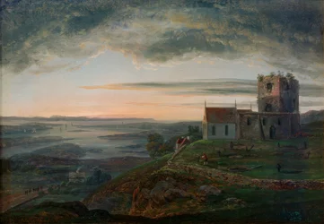 De Kerkruïne van Avaldsnes op Karmoey