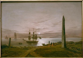 Fjordlandschap bij Maanlicht