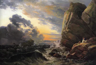Ochtend na een stormachtige nacht