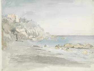 Het strand bij Marina Grande, Capri
