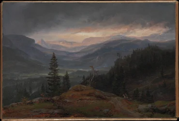 Uitzicht over Hallingdal