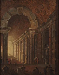 Een gewelfde trap, c.1783