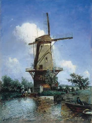 Windmolen bij Delft