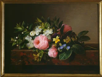 Stilleven met rozen