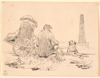 De marskramer en zijn hond