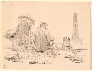 De marskramer en zijn hond