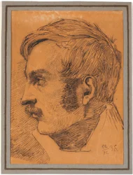 Profielportret van de broer van de kunstenaar, mogelijk de latere minister van oorlog