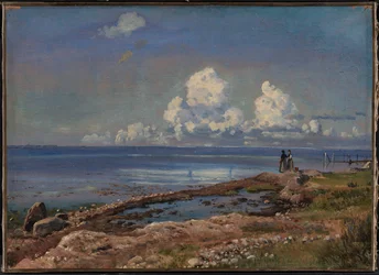 Het strand bij Refsnæs, Seeland