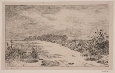 Bij Himlingøje, winterlandschap