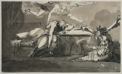 Valt in wanhoop. Blad 6 uit de melancholie-suite