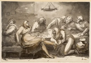 Christus wast de voeten
