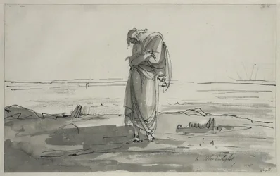 Zoekt de eenzaamheid. Blad 1 uit de melancholiereeks