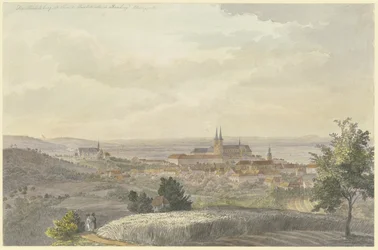 Gezicht op Bamberg vanuit het zuiden