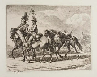 Militaire ruiters