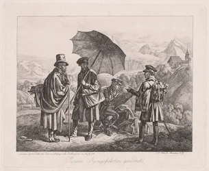 De Kunstenaars op Hun Reis, 1819
