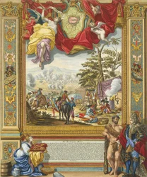 Beleg van Mons door de geallieerde troepen in 1709, begin 18e eeuw
