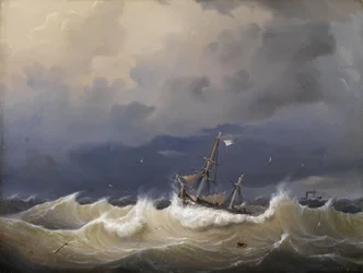 Johann Baptist Weiss marinestuk 1852