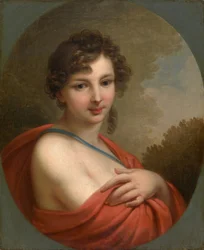 Portret van Yelena Naryshkina 1785-1855, 1800