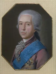 Portret van generaal graaf Mikhail Mikhaylovich Golitsyn 1731-1806, 1786