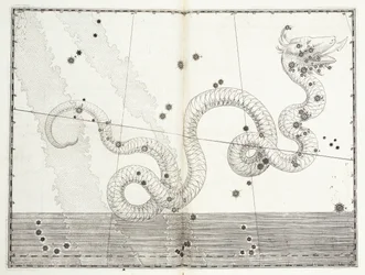 Sterrenbeeld van de Slangenkop en Slangenstaart, ca. 1603