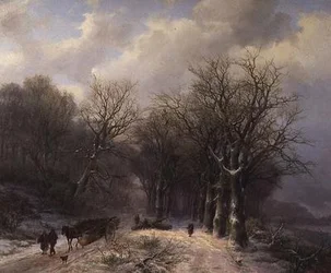 De Houtkar in de Winter