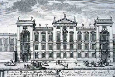 Het Paleis van Graaf John Wenceslas, Praag, uit 