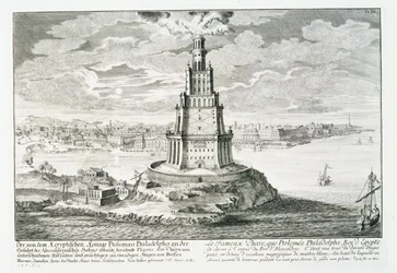 De Pharos van Alexandrië, plaat 9 uit 