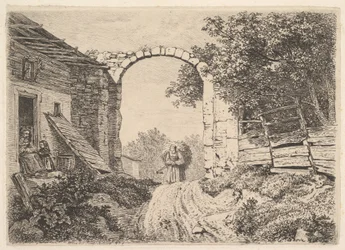 Meisje met een Lading Hooi, Buiten Thorbogen, 1817