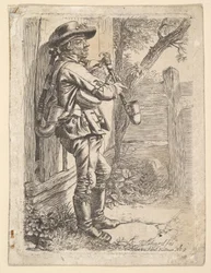 De doedelzakspeler, 1817
