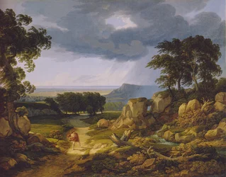 Duits: Sturmlandschaft (Zwervers Stormlied).