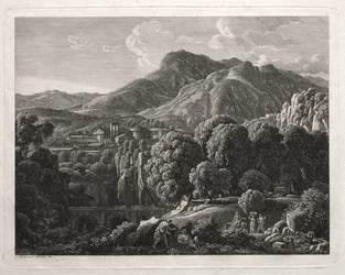 Heroïsch Landschap: Landschap met Stad en Rivier