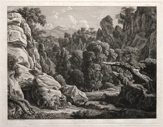 Heroïsch Landschap: Landschap met de Verzoeking van Christus