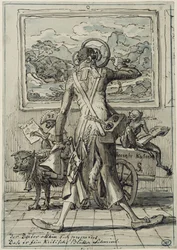 Karikatuur van dr. Ludwig Schorn in München