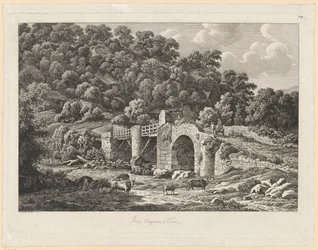 Landschap - Ponte Aquoreo in Tivoli