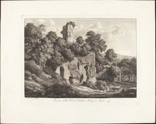 Ruïnes van de villa van Ventidio Basso in Tivoli