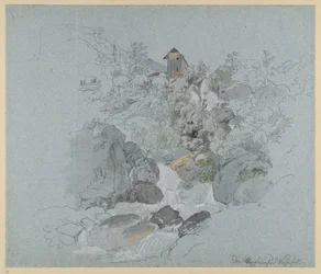 De waterval van Muggendorf