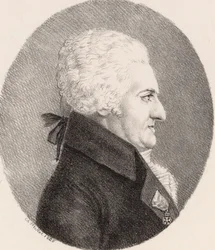 Portret van de componist Pierre-Alexandre Monsigny