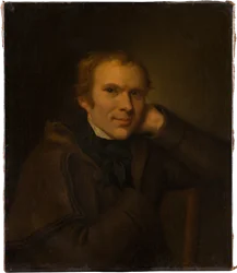 Portret van Johann Friedrich Lauck