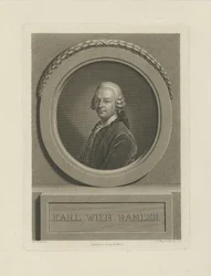 Portret van Karl Wilhelm Ramler 1725-1798, 1774