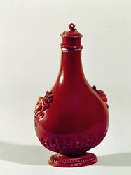 Pelgrimsfles, Meissen, ca. 1710