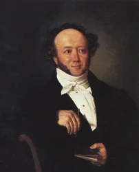 Portret van Albert Bitzius (1797-1854).